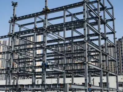 簡単で実用的なプレハブ金属倉庫の建物